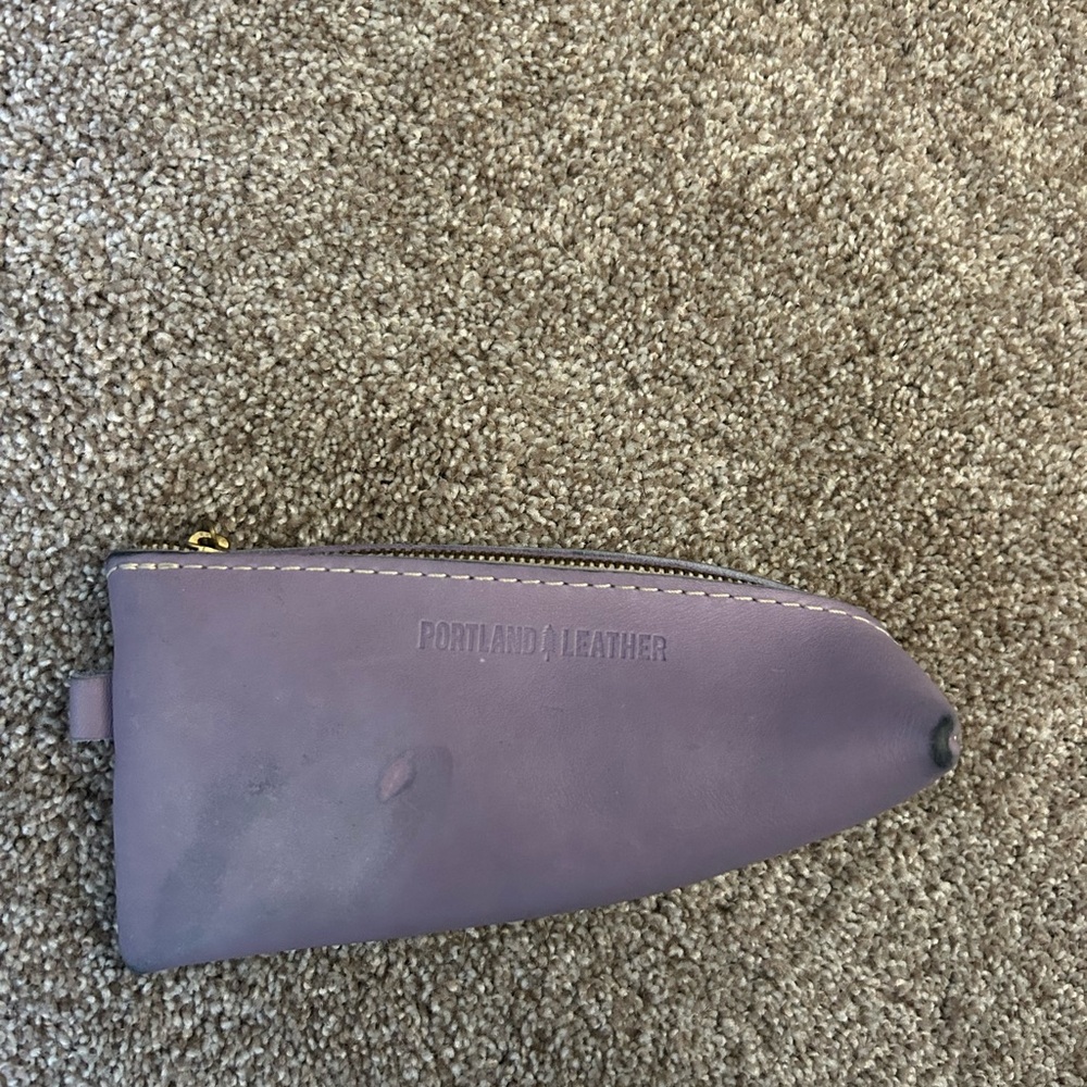 Portland Leather Mini Bag in  Lilac Purple